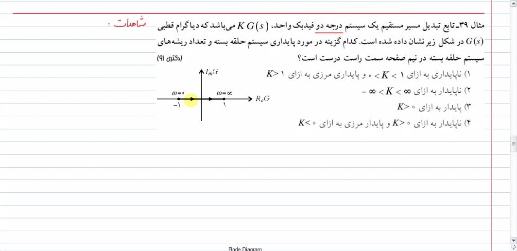 کنترل خطی كنكور: بخش سوم پكيج جامع درس و تست - Image 14